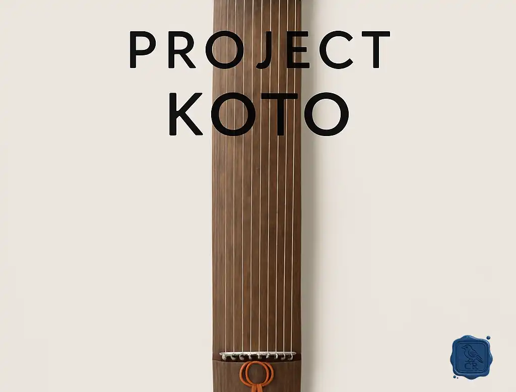 Koto on a Beige Background