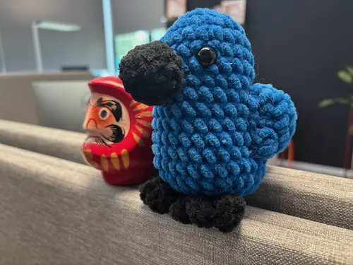 Chaos the Corax plushie with Redman